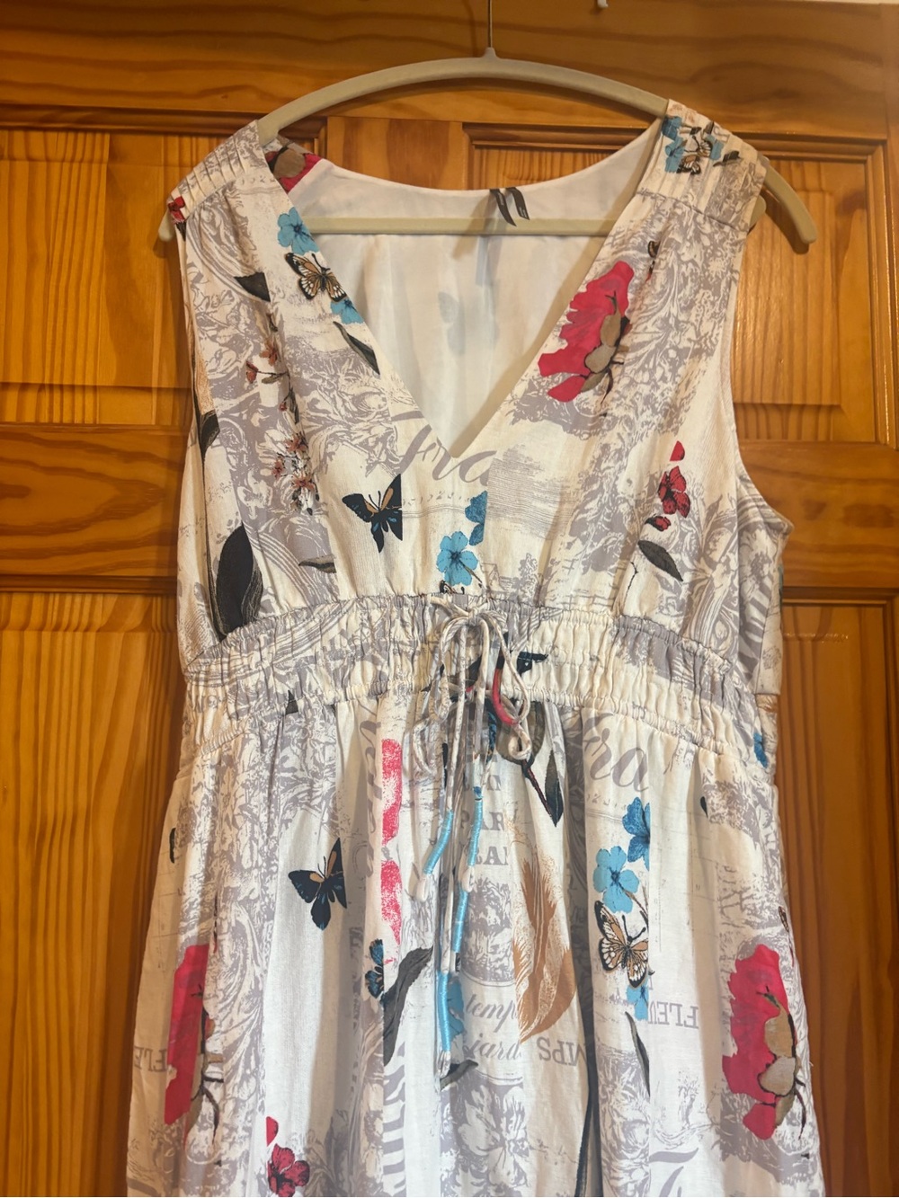Anthropologie Somerset Linen Blend Sleeveless Maxi Dress - Picture 5 of 7